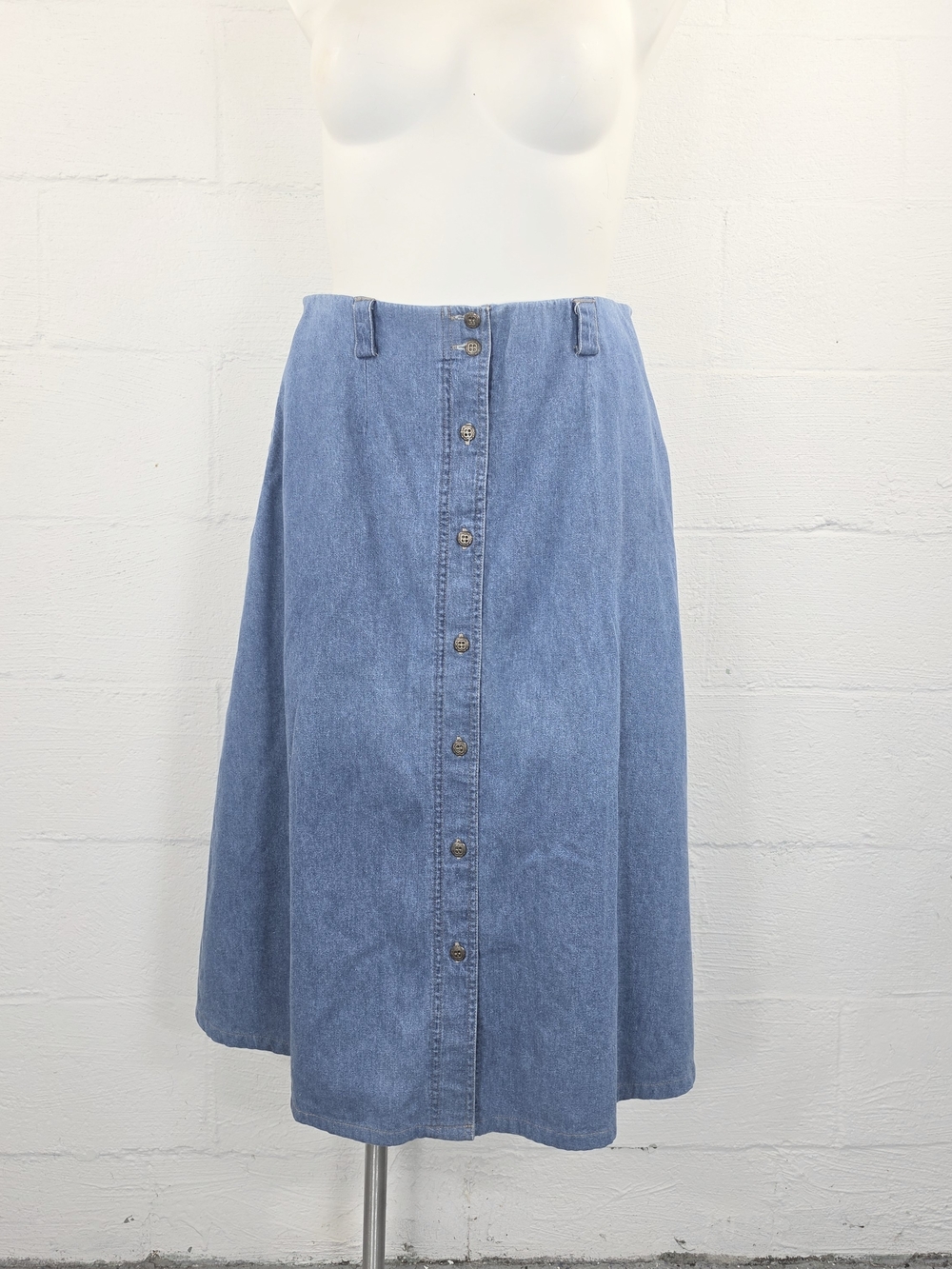 Jantzen Classics Vintage Denim Midi Skirt